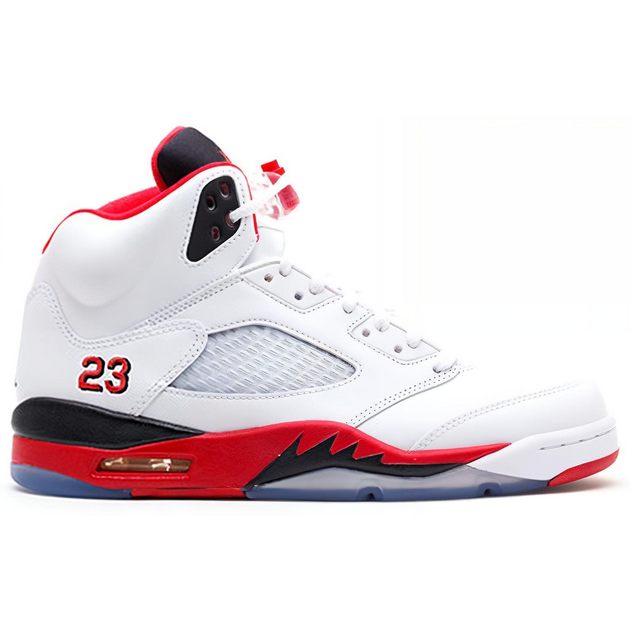 Air Jordan 5 Retro Fire Red Black Tongue 2013