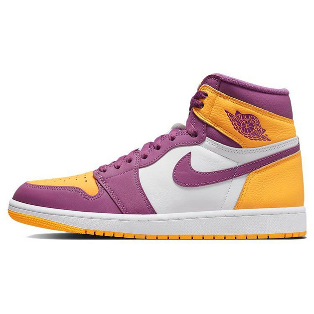 Air Jordan 1 Retro High OG University Gold and Light bordeaux