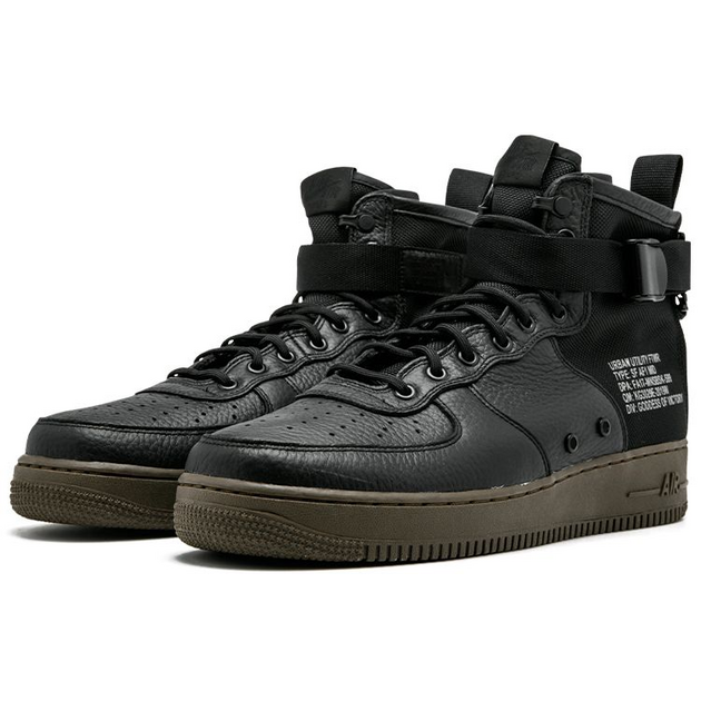 Nike Air Force 1 Black Dark Hazel