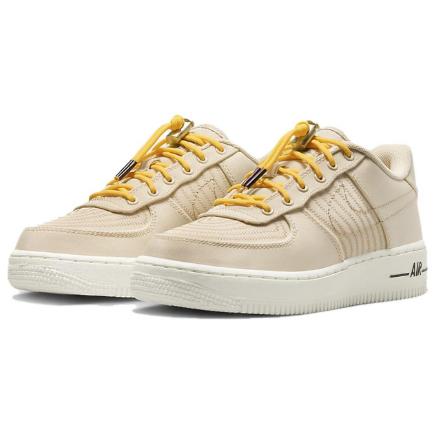 Nike Air Force 1 Low LV8 3 Sanddrift Citron Pulse GS