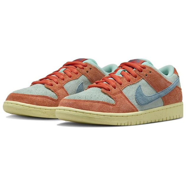 Nike Dunk SB Orange and Emerald Rise