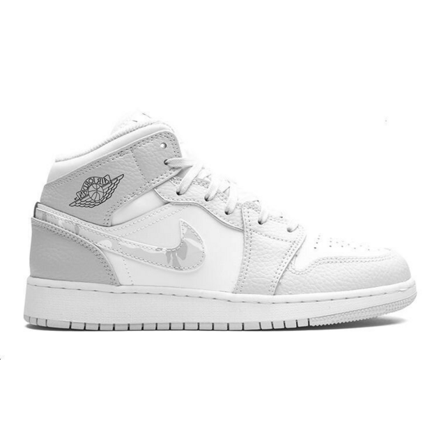 Air Jordan 1 Mid Grey Camo Dior GS