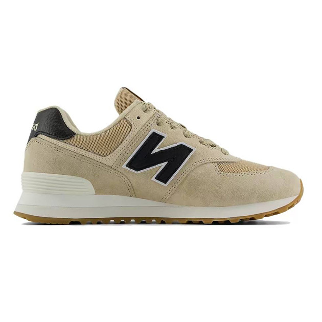 New Balance 574 Athletic Shoe Incense Black Sea Salt