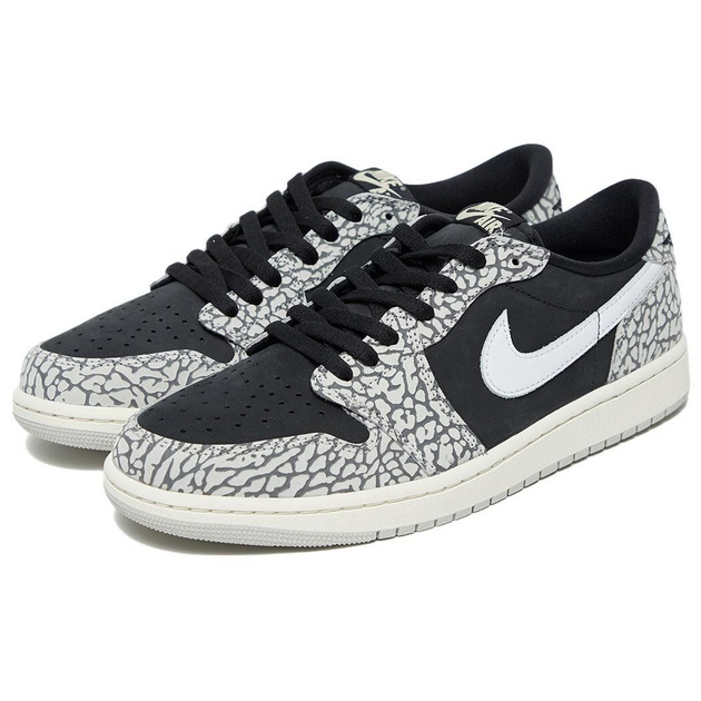 Air Jordan 1 Low OG Black Elephant