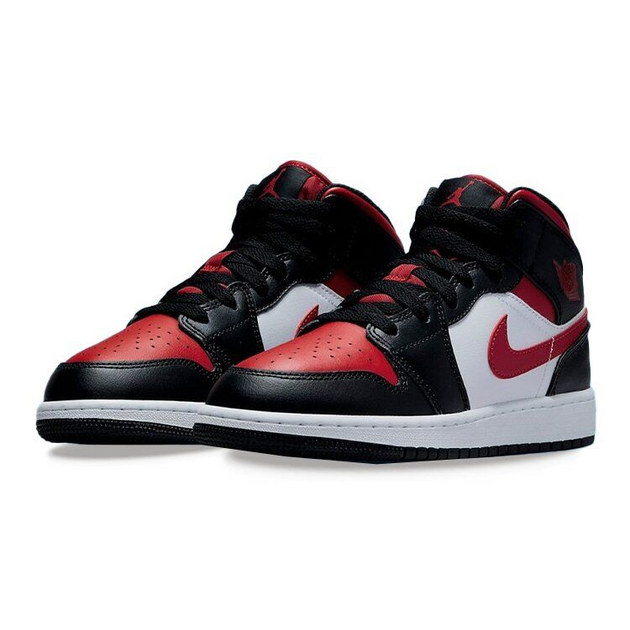 Air Jordan 1 Mid Alternate Bred Toe GS