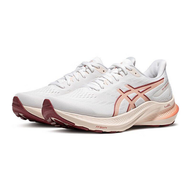 Asics GT 2000 12 White Light Garnet