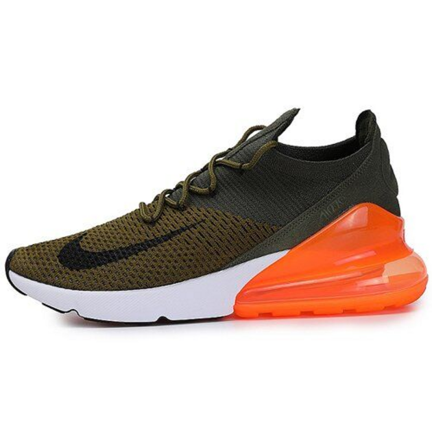 Nike Air Max 270 Flyknit Olive Flak