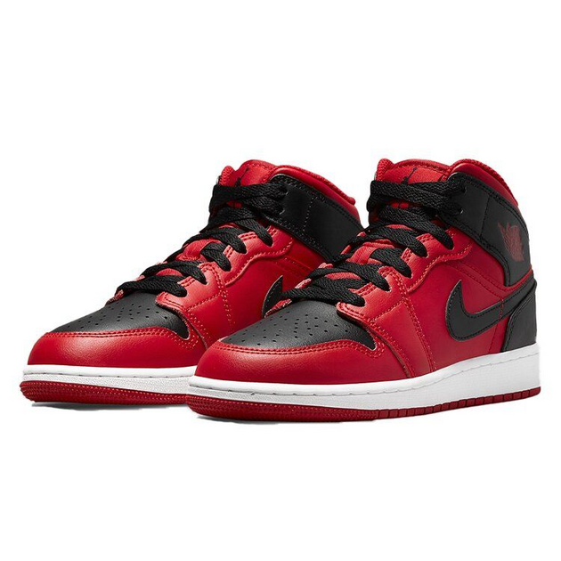 Air Jordan 1 Mid Reverse Bred GS
