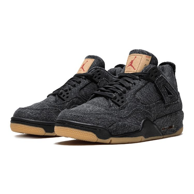Air Jordan 4 Retro Levis Black GS