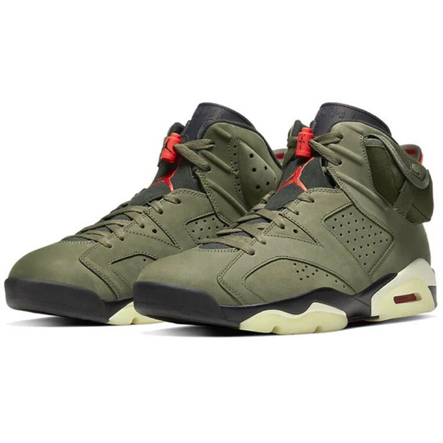 Travis Scott x Air Jordan 6 medium Olive ts