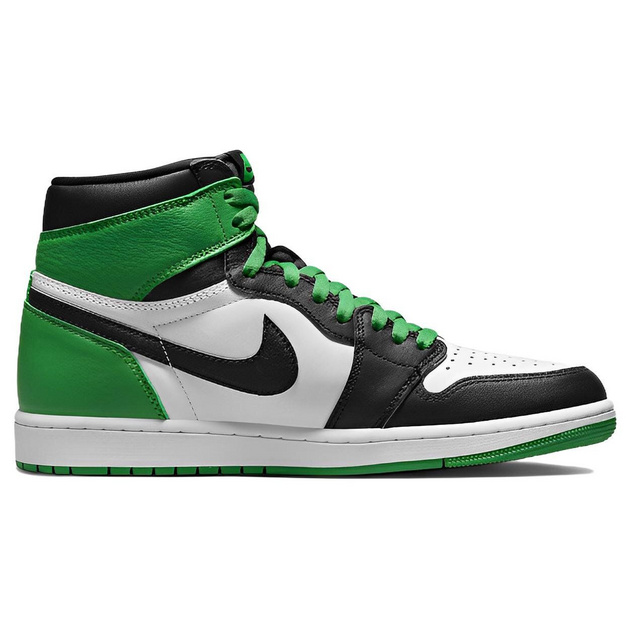 Air Jordan 1 High OG Black and Lucky Green