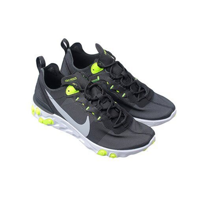 Nike React Element 55 Black Volt Cool Grey