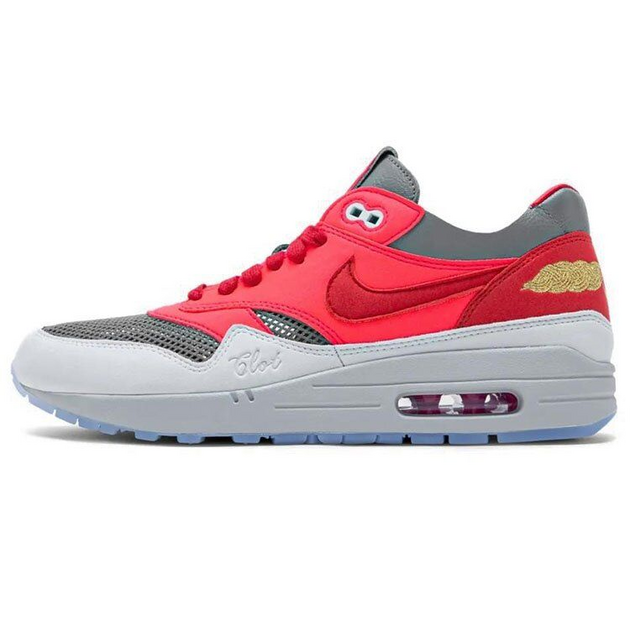 CLOT x Nike Air Max 1 KOD SOLAR Red