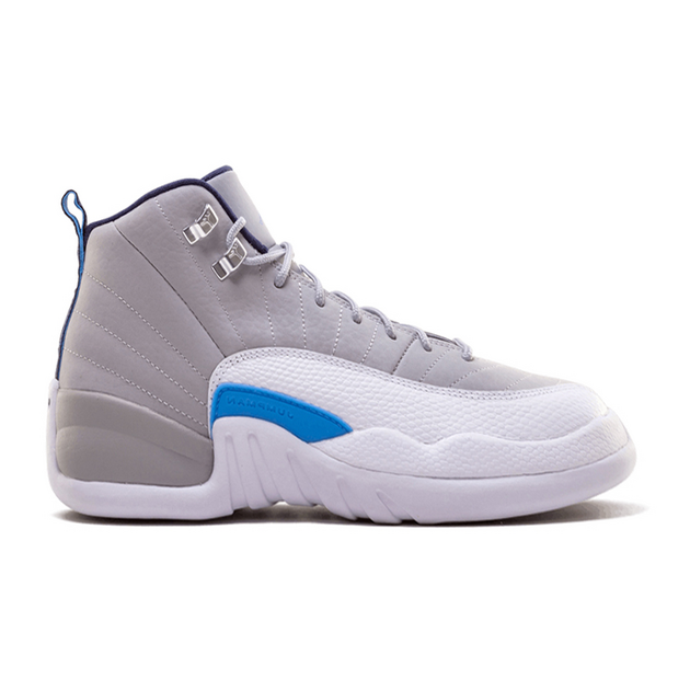 Air Jordan 12 Retro Grey University Blue GS