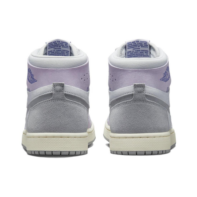 Air Jordan 1 High Zoom CMFT 2 Light Smoke Grey and Barely Grape