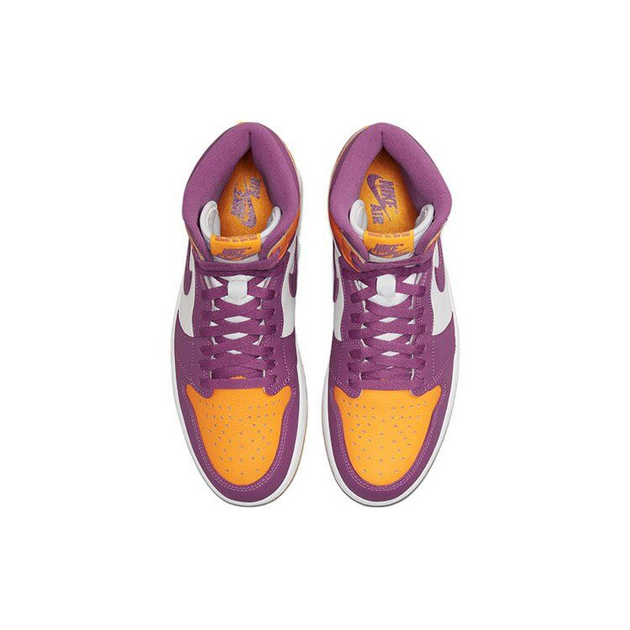 Air Jordan 1 Retro High OG University Gold and Light bordeaux