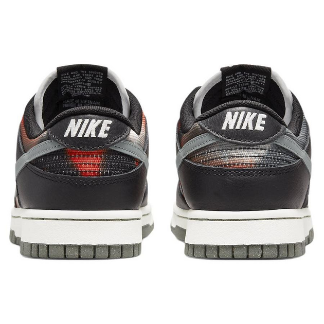 Nike Dunk Low Retro PRM Black and Tumbled Grey