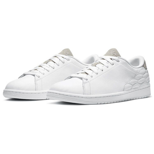 Air Jordan 1 Centre Court White on White