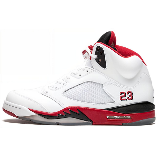 Air Jordan 5 Retro Fire Red Black Tongue 2013