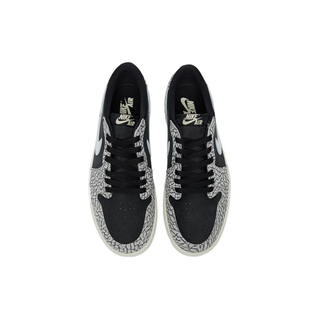 Air Jordan 1 Low OG Black Elephant
