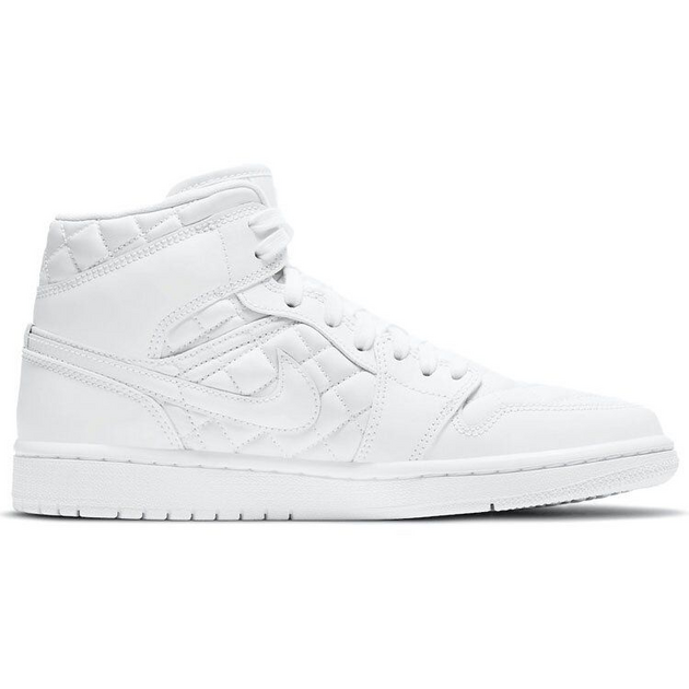 Air Jordan 1 Mid Quilted White