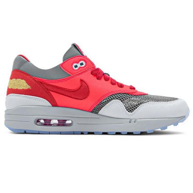 CLOT x Nike Air Max 1 KOD SOLAR Red