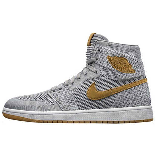 Air Jordan 1 Retro High Flyknit Wolf Grey