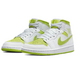 Air Jordan 1 Mid White Lime