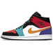 Air Jordan 1 Mid WhiteRedMulti