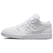 Air Jordan 1 Low Quilted TRiple White