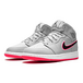 Air Jordan 1 Mid Wolf Grey Racer Pink Black GS