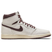 A Man Manire x Air Jordan 1 Retro High OG sp Sail and Burgundy