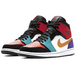 Air Jordan 1 Mid WhiteRedMulti