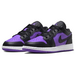 Air Jordan 1 Low Black Purple GS