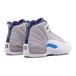 Air Jordan 12 Retro Grey University Blue GS