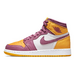 Air Jordan 1 Retro High OG University Gold and Light Bordeaux GS