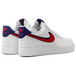 Nike Air Force 1 3D Chenille Swoosh White Red Blue