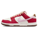 Nike Dunk Low Sail and Sport Red