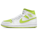 Air Jordan 1 Mid White Lime