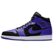 Air Jordan 1 Mid Black Dark Concord