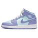 Air Jordan 1 Mid Purple Glacier Blue GS